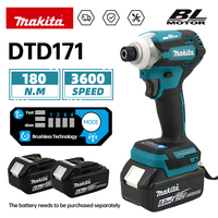 Makita DTD171 18V  Motor  Unit Brushless Cordless Power Tools Brushless Impact Driver  Rechargeable Screwdriver Portable Tools