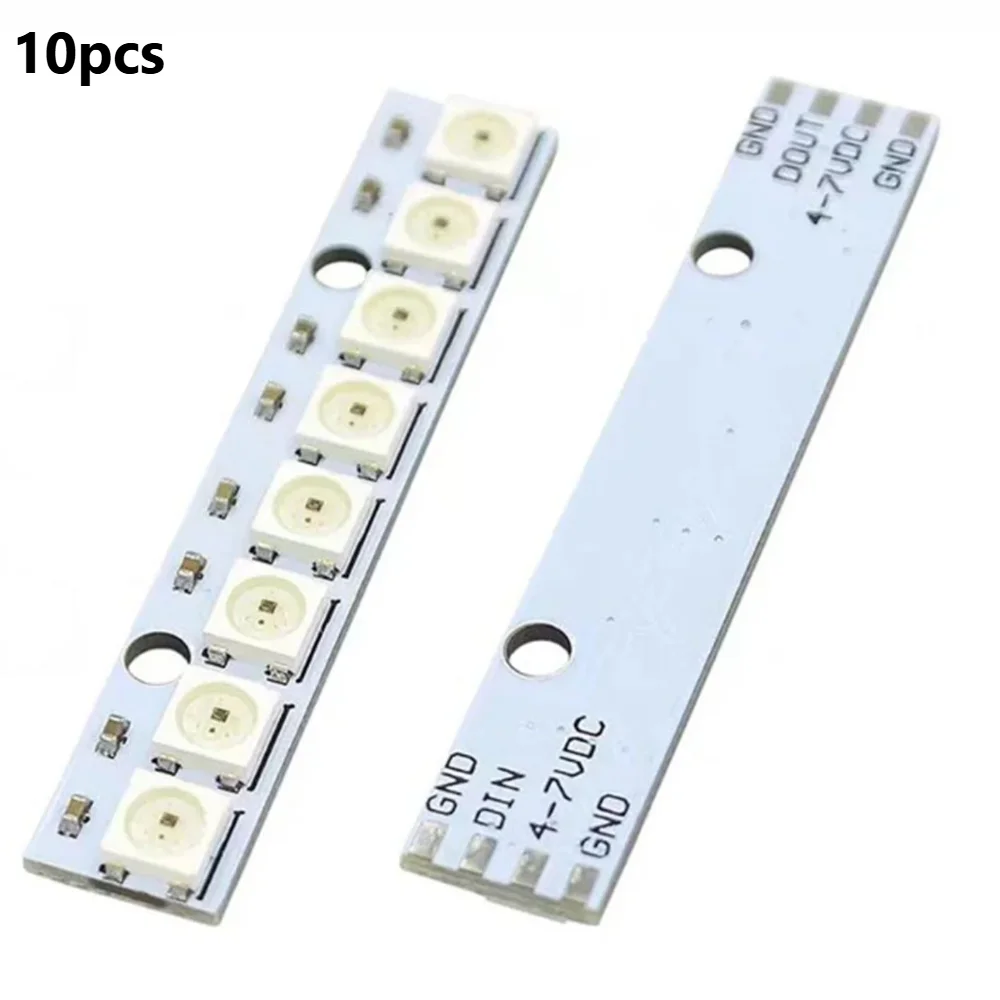 10PCS 8 Bit WS2812 5050 RGB LED Built-in Full Color Driver Development Board for Arduino