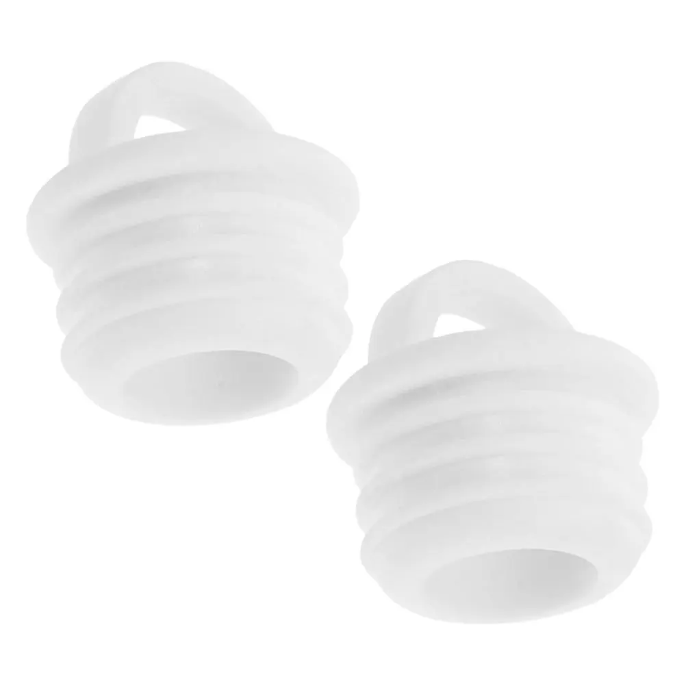 

2pcs Mop Bucket Plug Stopper 20Mm Rubber Drain Outlet Plug For Mop Bucket Accessories Laundry Tubing End Cap White
