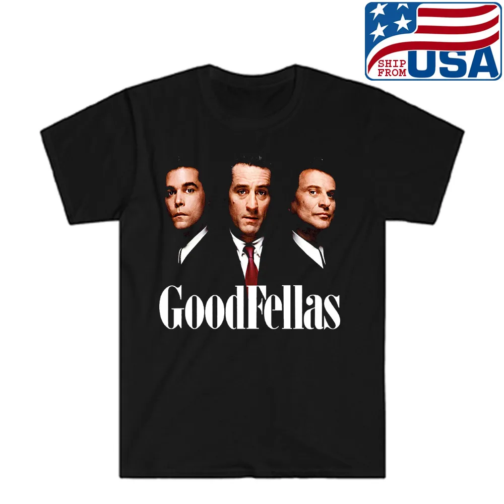 

GoodFellas Wall Movie Men's Black T-shirt Size S to 5XL