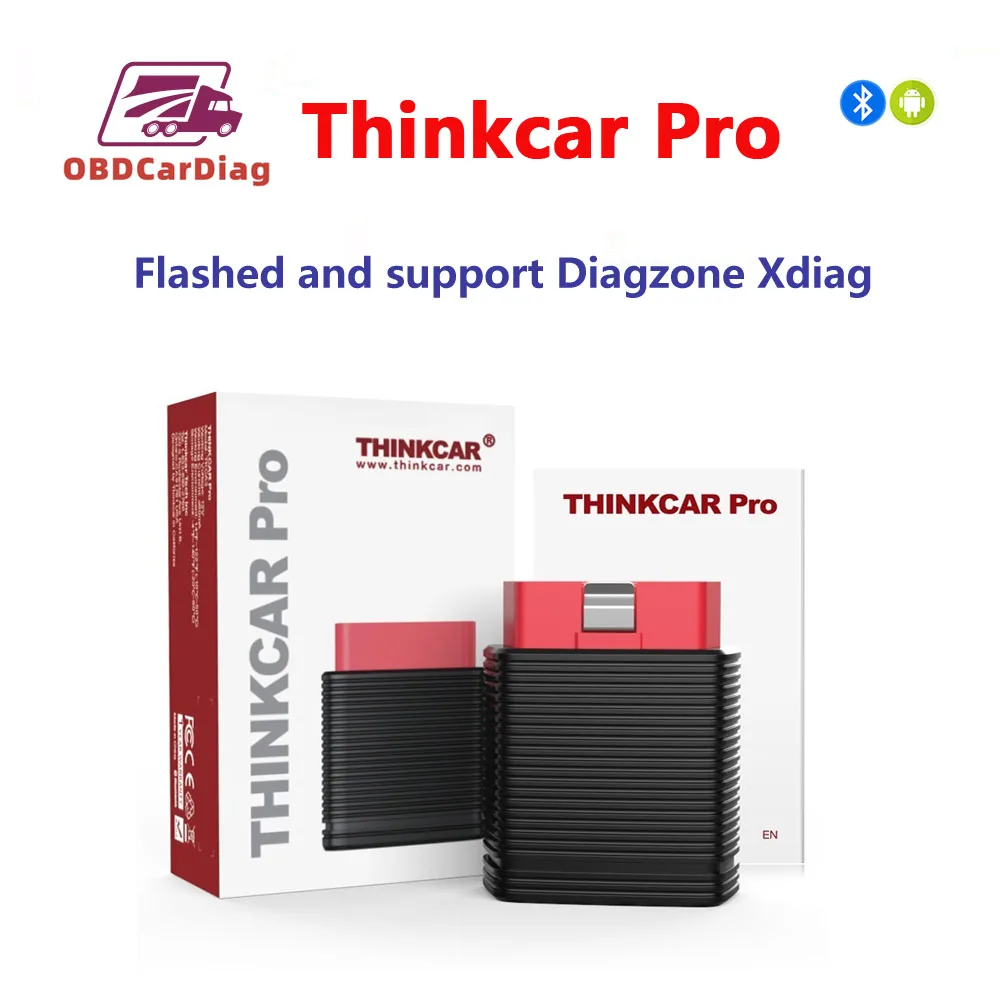 Thinkcar pro Flashed Diagzone XDIAG Version Code Reader Ediag mini Thinkdiag Mini Bluetooth Scanner Automotive Diagnostic Tool