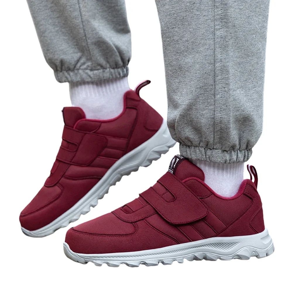 

Diabetic Shoes Comfortable Casual Running Shoes Hook Loop Sport Shoes Wide Tennis Shoes for Middle Aged and Elderly Men