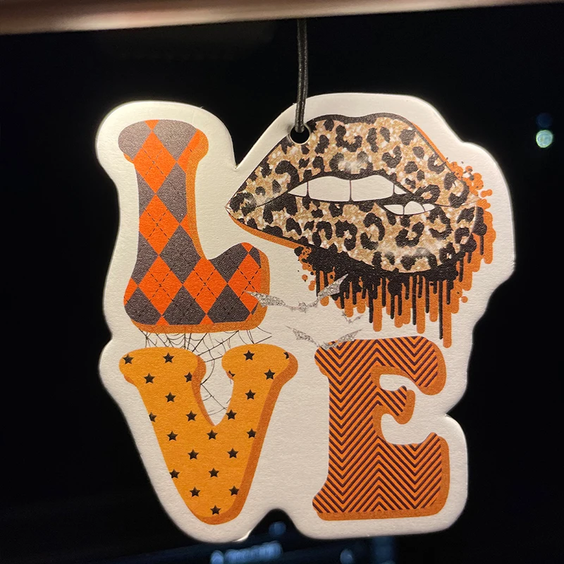 Lips, Evil Bat, Spider Web, Love Shape, Halloween Skulls, Freesia and English Pear Scent (International Trend) Car Fragrance Tablets, Wardrobe Air Freshener, Perfume, Rearview Mirror Decoration, Car Interior Pendant, Natural Scent Air Purifier, Anime Cartoon Toilet Fragrance Sachet, Living Room Office Room Bedside Hanging Ornament