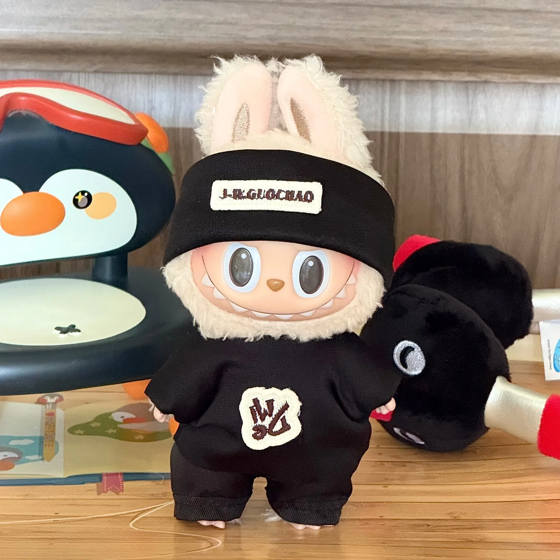 لطيف صغير أفخم ملابس دمى موضة الملابس مجموعة لكوريا Kpop Exo Labubu V1 V2 المعبود الترفيه الملابس الزي الملحقات