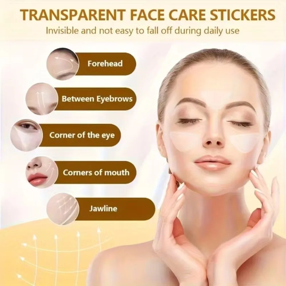 Forehead Patterns Lift Forehead Nasolabial Fold Patch Sagging Skin Thin Face Facial Tape Transparent Invisible