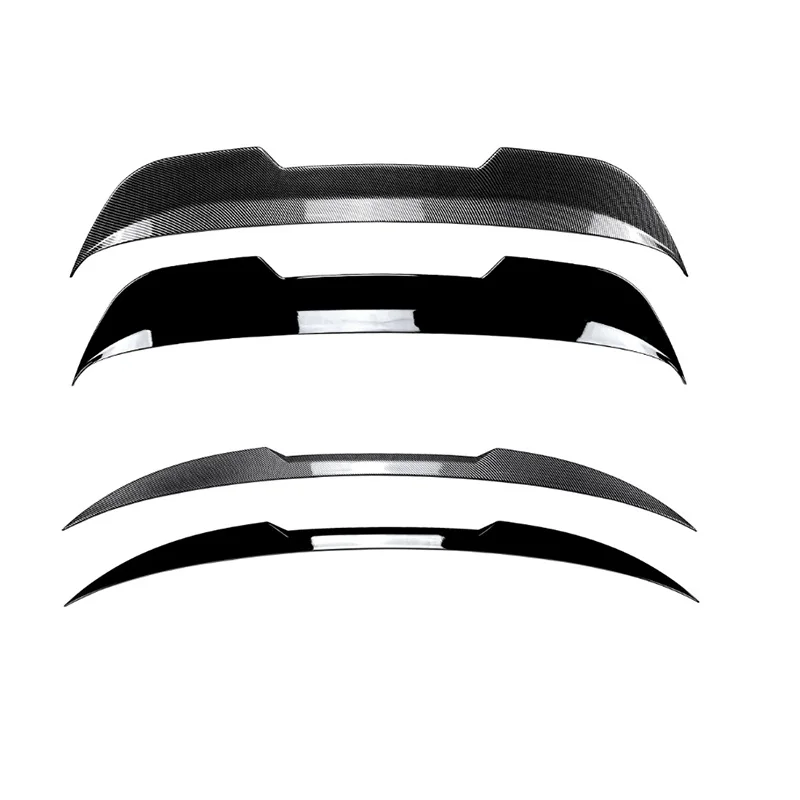 For BMW 3 Series 2019+ G21 Wagon High Quality ABS Rear Roof Spoiler Middle Spoilers Wing Body Kit Glossy Black Carbon Fiber Look