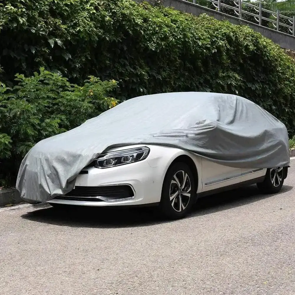 Universal Car Cover UV Protection Sun Cover Sunshade Waterproof Dustproof For Sedan Scratch-Resistant Sedan Suit SUV Car To R2K3