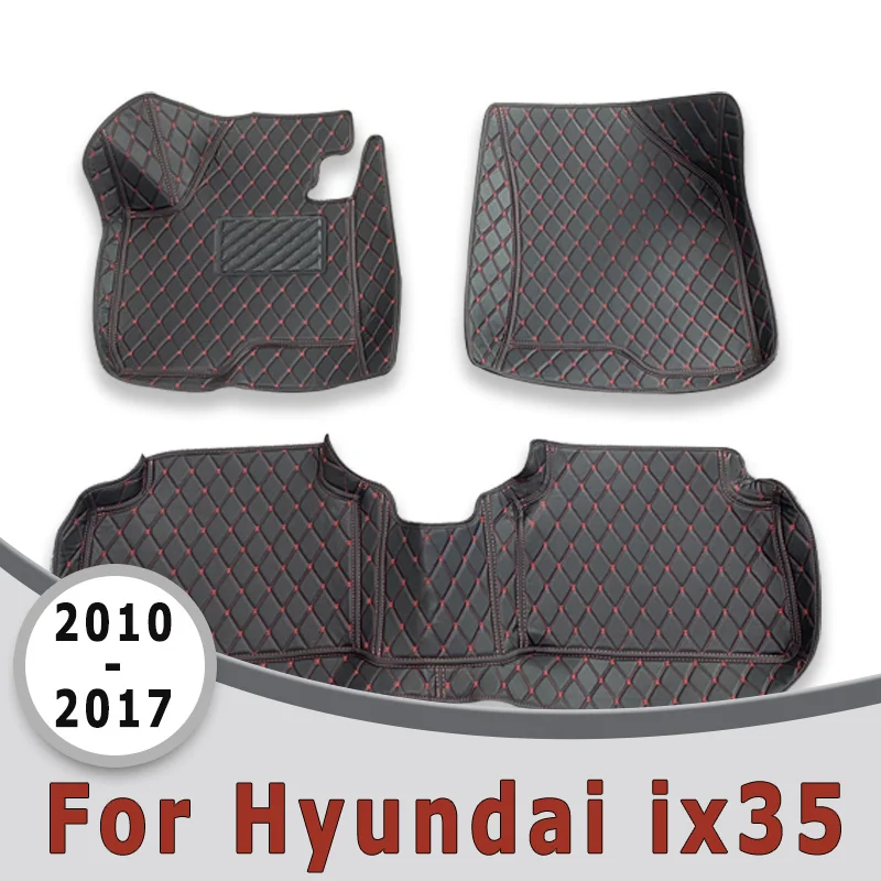 

Коврик для пола автомобиля, коврик в багажник для Hyundai ix35 2010-2017, кожаный коврик в багажник, аксессуары для интерьера автомобиля