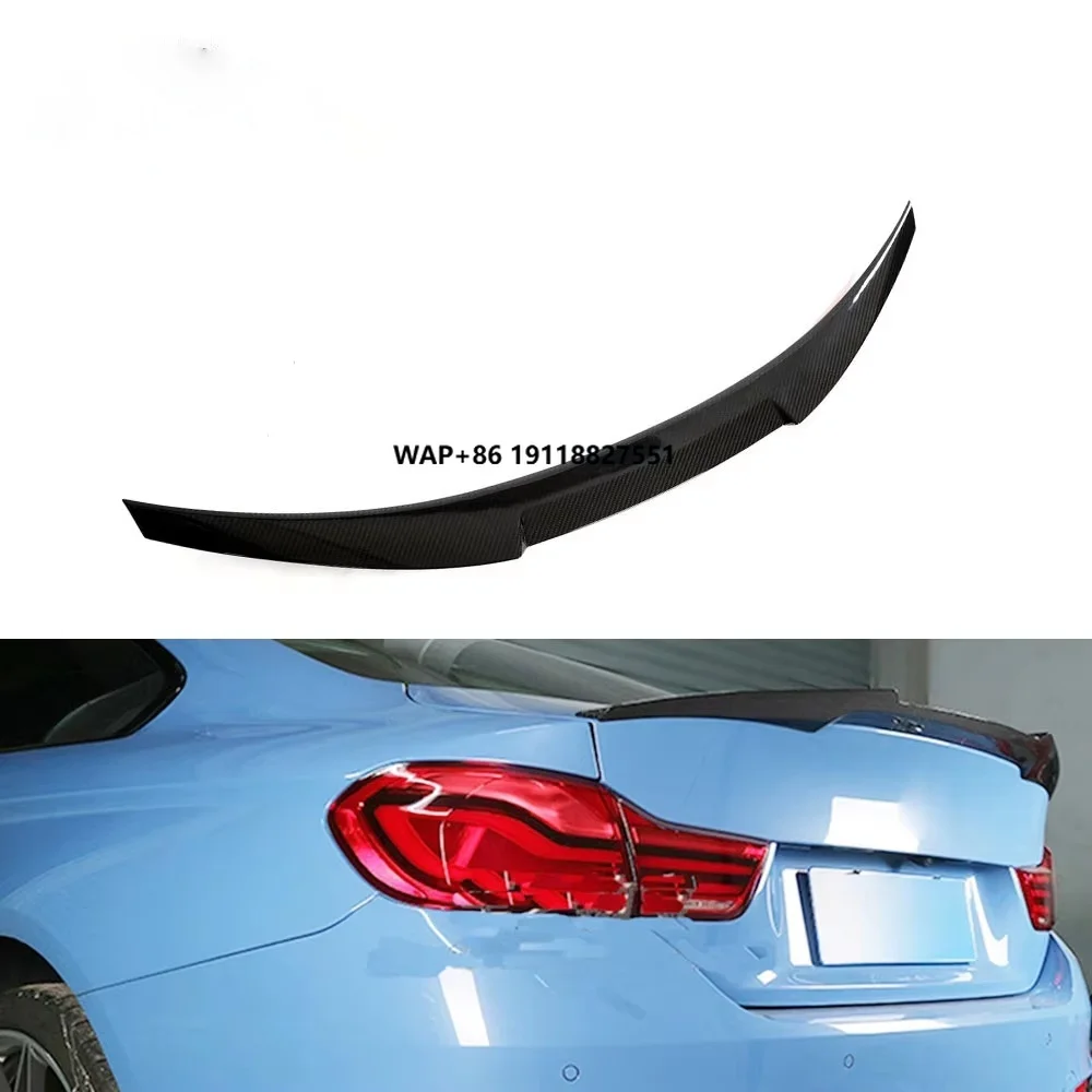 

Top Material Dry Carbon Fiber Car Wing M4 F82 Rear Ducktail Spoiler for F32 440i 435i 428i 420i M Sport Coupe 14-19