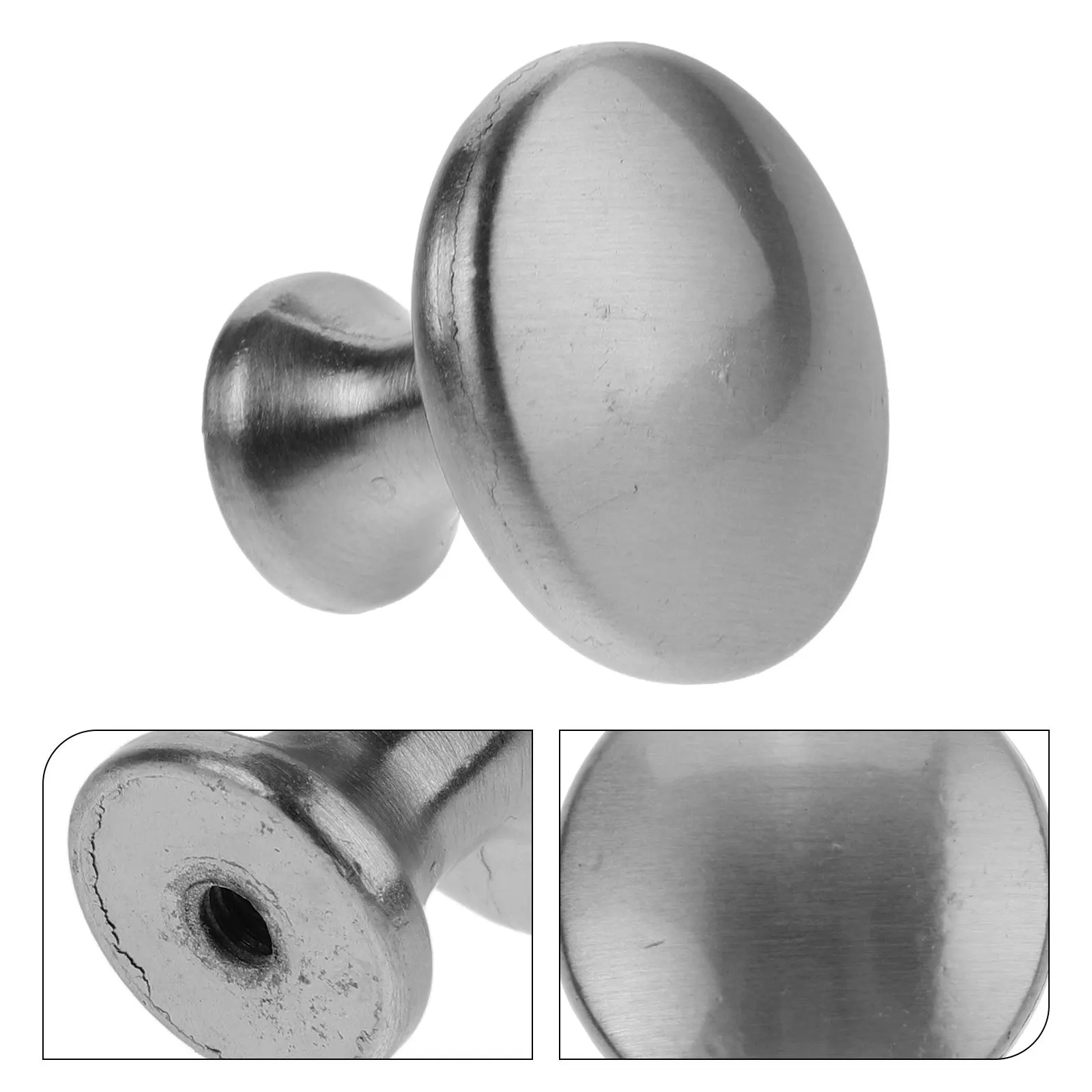 

10Pcs Zinc Alloy Cabinet Knobs Brushed Finish Stable Decorative Door Pulls for Kitchen Cabinets Dresser Furniture