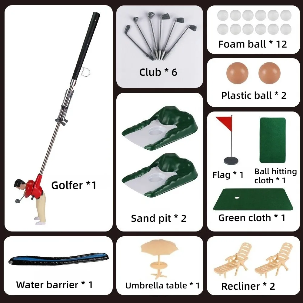 Halloween Indoor Mini Golf Set, Model Toys,Handicrafts,Figurines,Outdoor Portable Parent-child Interactive Props, Birthday Gifts