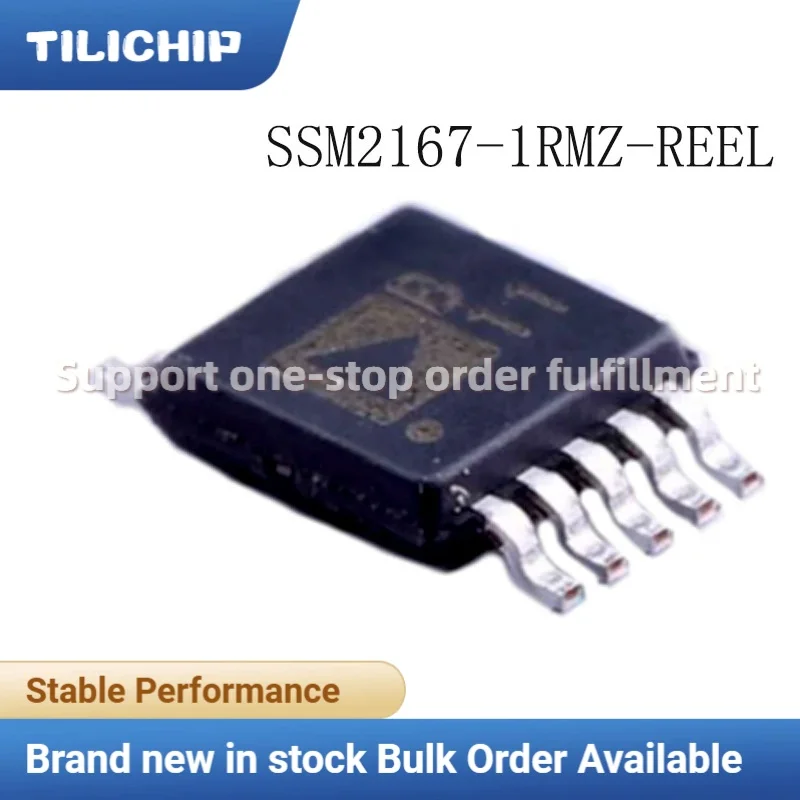 1PCS Brand new  SSM2167-1RMZ-REEL SMD MSOP-8 Audio Power Operational Amplifier Chip, Original