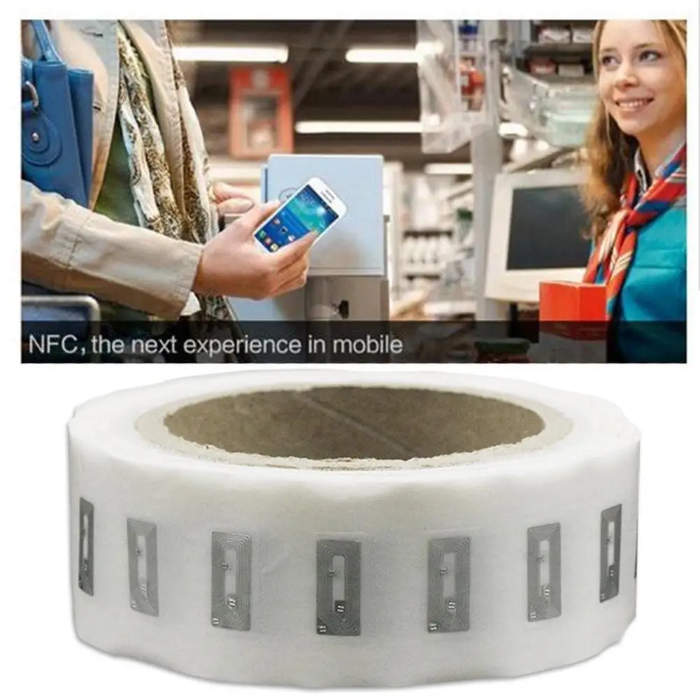 10pcs/Lot NFC Chip Ntag 213 Sticker Wet Inlay 13.56MHz RFID Label Tag 213 Anti-counterfeiting Electronic 21x11mm