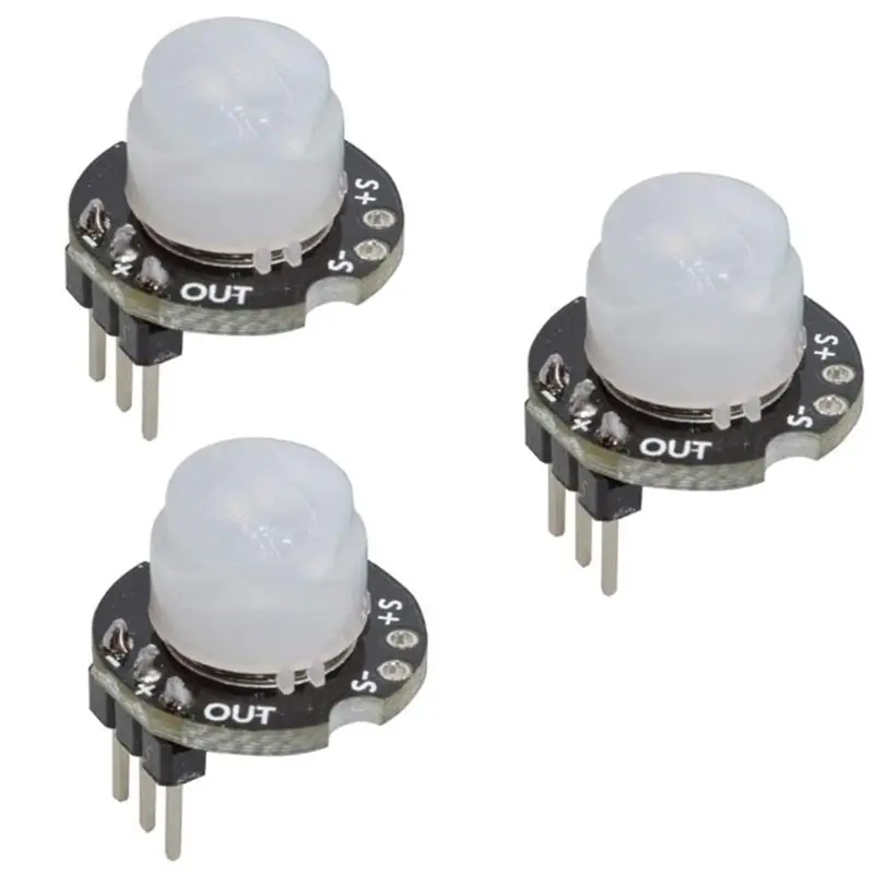 A25P Motion Sensor Detector Module 3Pcs Mini SR602 Pyroelectric Infrared Sensory Switch High Sensitivity For Arduino For PI