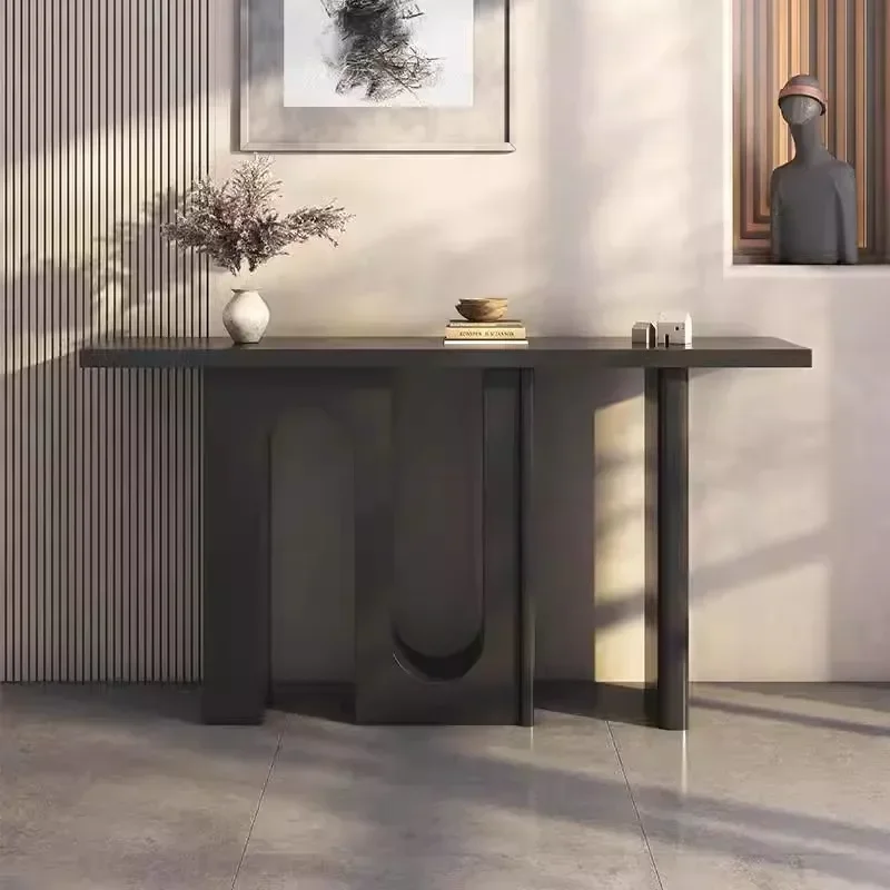 

Corner Console Living Room Table White Vertical Hall Modern Table Removable Luxury Tisch Wohnzimer Entrance Hall Furniture