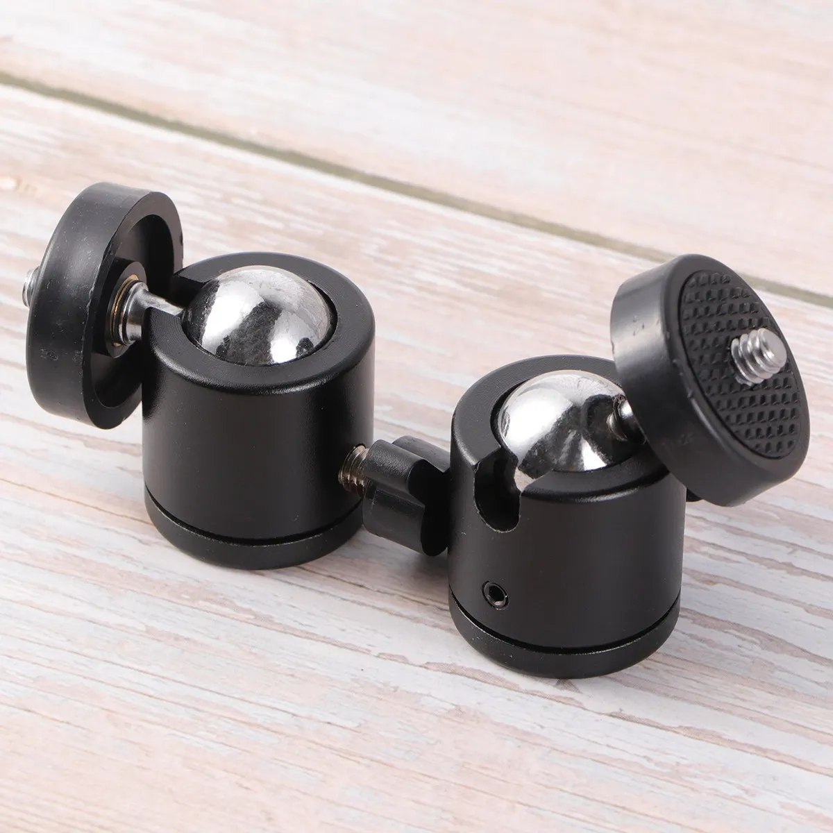 2Pcs Tripod Cloud Platform Ball Head Mini Tripod 360 Degree 14 Threaded Camera Holder Heavy Load Compact Carry