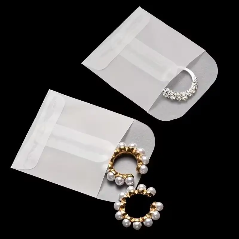 

10/30 шт. полупрозрачных мини-конвертов – самоклеящиеся пакеты для ювелирных изделий, монет, семян, клея