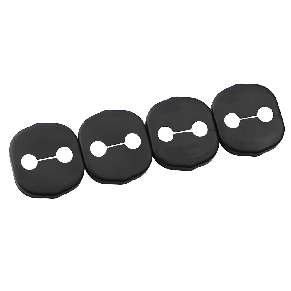 4Pcs ABS Car Door Lock Cover Protector Covers Case for Kia Rio 5 Mohave Morning Rondo 7 Carens Koup Optima Accessories