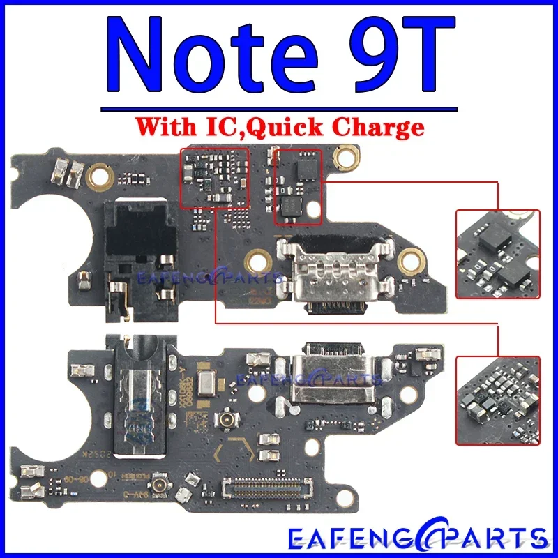 Usb Dock Connector Charger Port for Xiaomi Redmi Note 9C 9T 9S 9 9A Pro 4G 5G Charging Board Module Ports