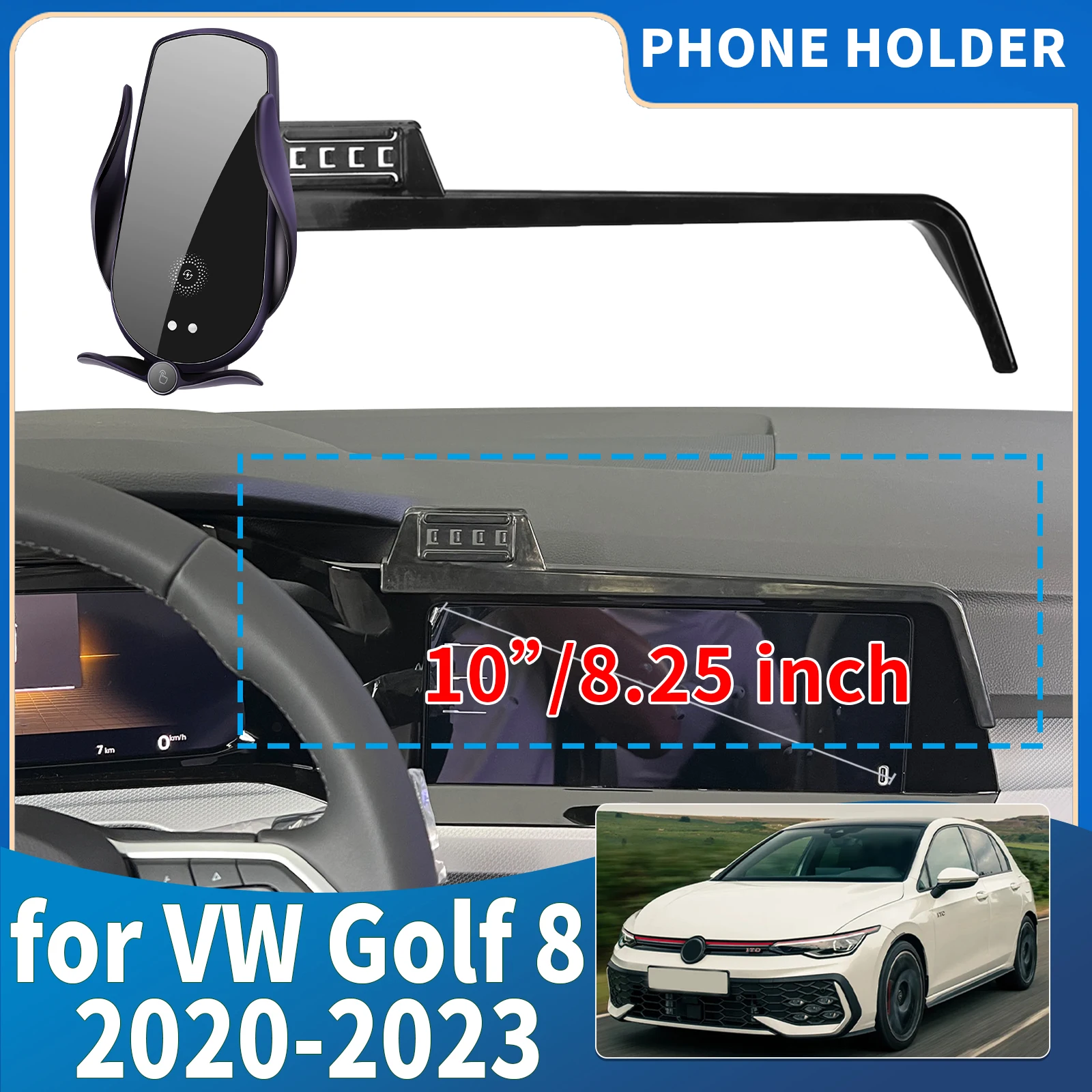 

fit for VW Golf 8 MK8 2020 2021 2022 2023 Integrated Screen Mount Phone Holder Mount Car accessoires