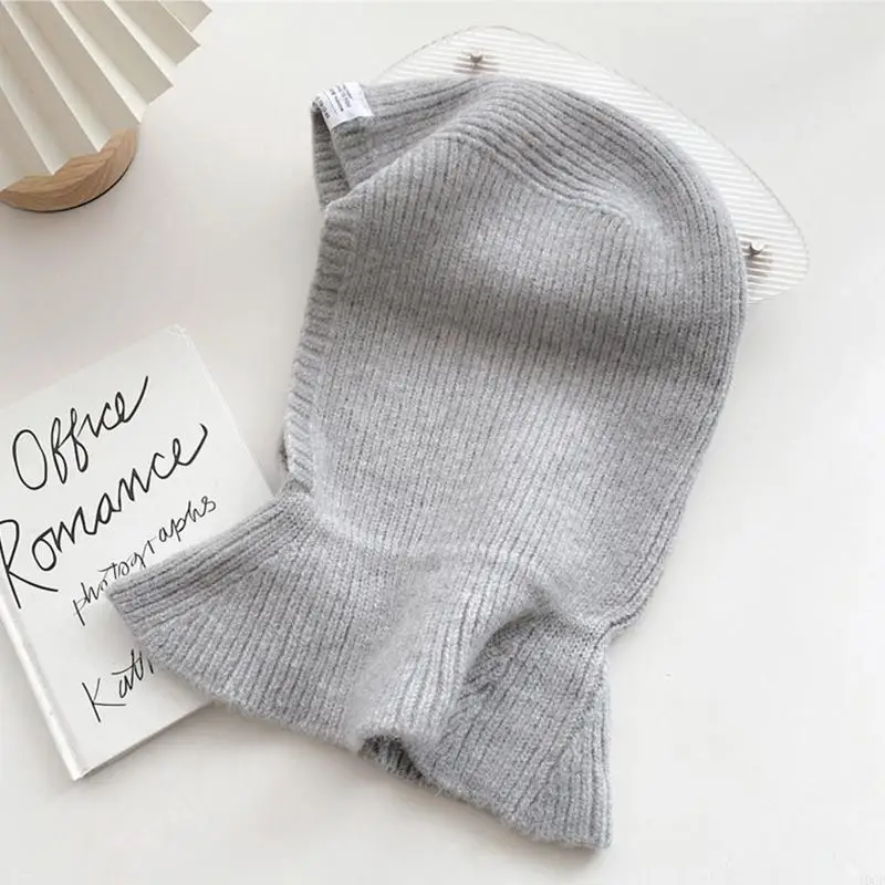 قبعة مقنعين مقنعين الرقبة دفئا قبعة وشاح مجموعة قطعة واحدة الكروشيه لوشاح الرأس