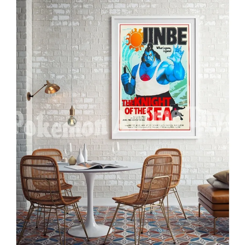 Oden Kozuk Bepo Drinks Retro Manga Wall Art Posters and Prints, Blue Restaurant Canvas Painting, Kitchen Pictures, Bar Decor
