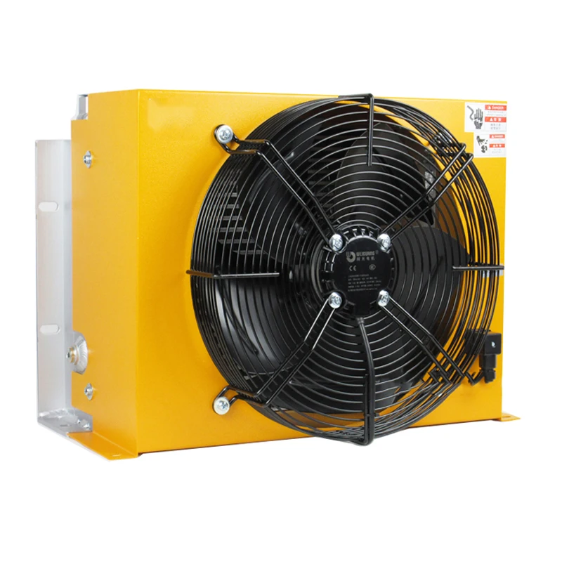 12V/24V/220V/380V Fan Air Cooling Machine AH1012T-CA Hydraulic Oil Air Cooler Tank Cooler Air-Cooled Oil Radiator