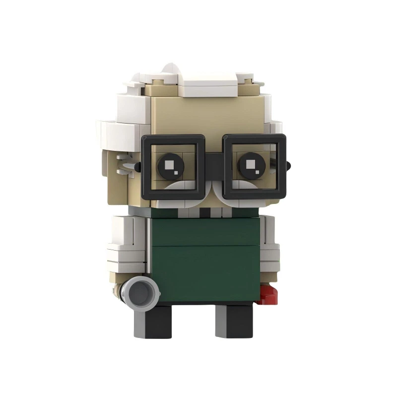 MOC – figurine de film animé Bricksheadz, jouet pour enfants, modèle Joker, cape de chauve-souris, poupée croisée, blocs de construction, bricolage, cadeau de Collection pour adultes