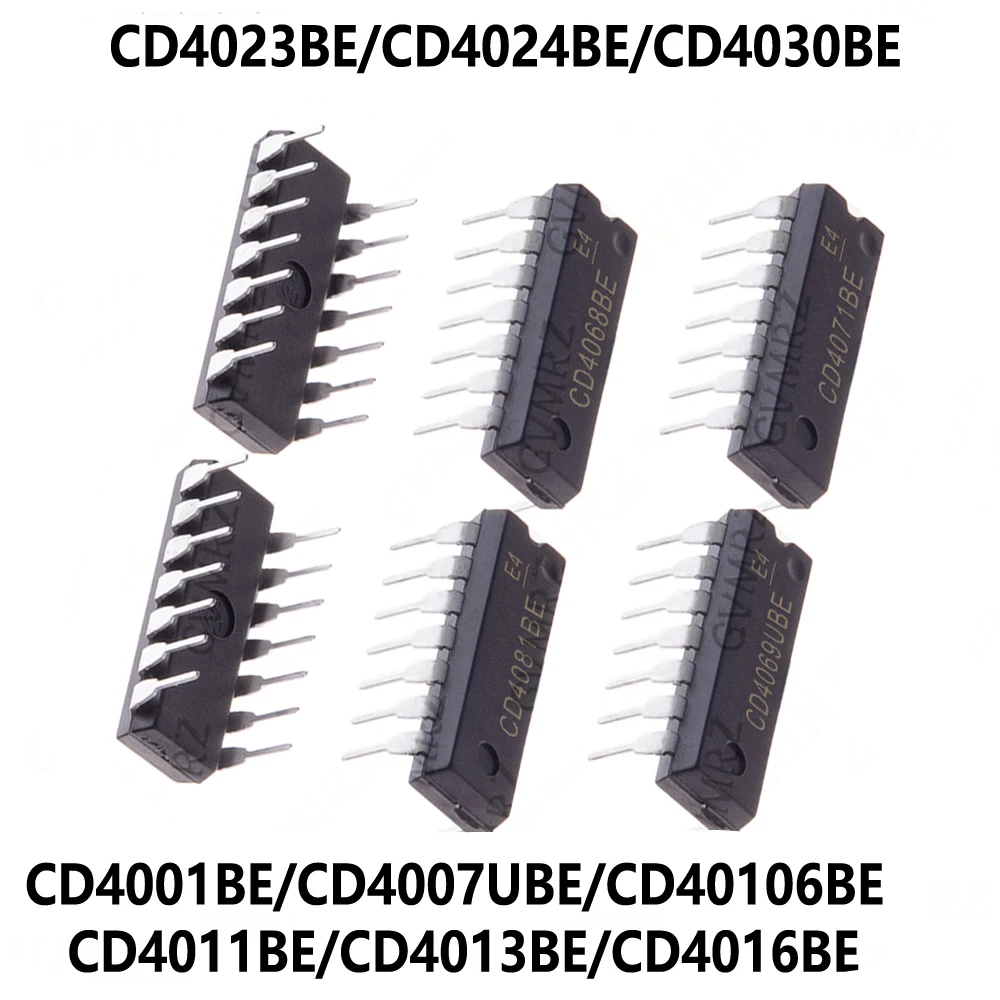 10pcs/lot CD4011BE CD4013BE CD4001BE CD40106BE CD4069UBE CD4066BE CD4093BE CD4541BE CD4081BE CD4070BE CD4071BE CD4007UBE