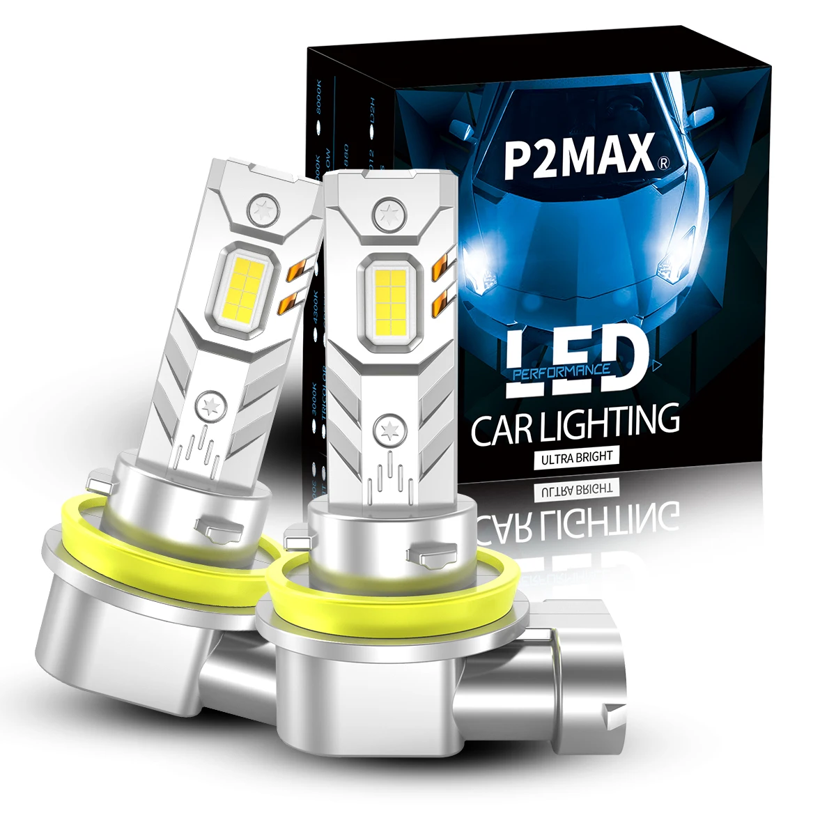 Ultra Bright Plug and Play H11 H8 H9 H16jp LED Fog Lights Headlight Bulbs H7 H4 9005 HB3 9006 HB4 6000K 12V for Car Lights