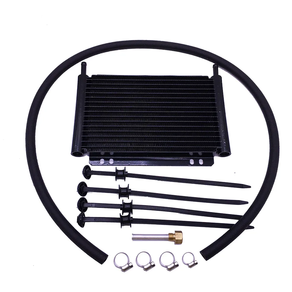 Oil Cooler Aluminum Transmission Oil Cooler 6Row 12Row 15Row 17Row 26Row Automatic Stacked Plate Oil Cooler Radiator