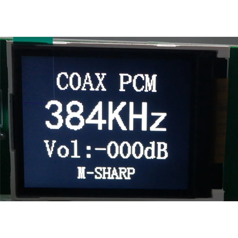 ELECT-Dual Es9038q2m DAC Decoder Hifi Coaxial Pcm384k DSD128 Kit With USB DSD512 Bluetooth Input TFT Screen Tuning Version