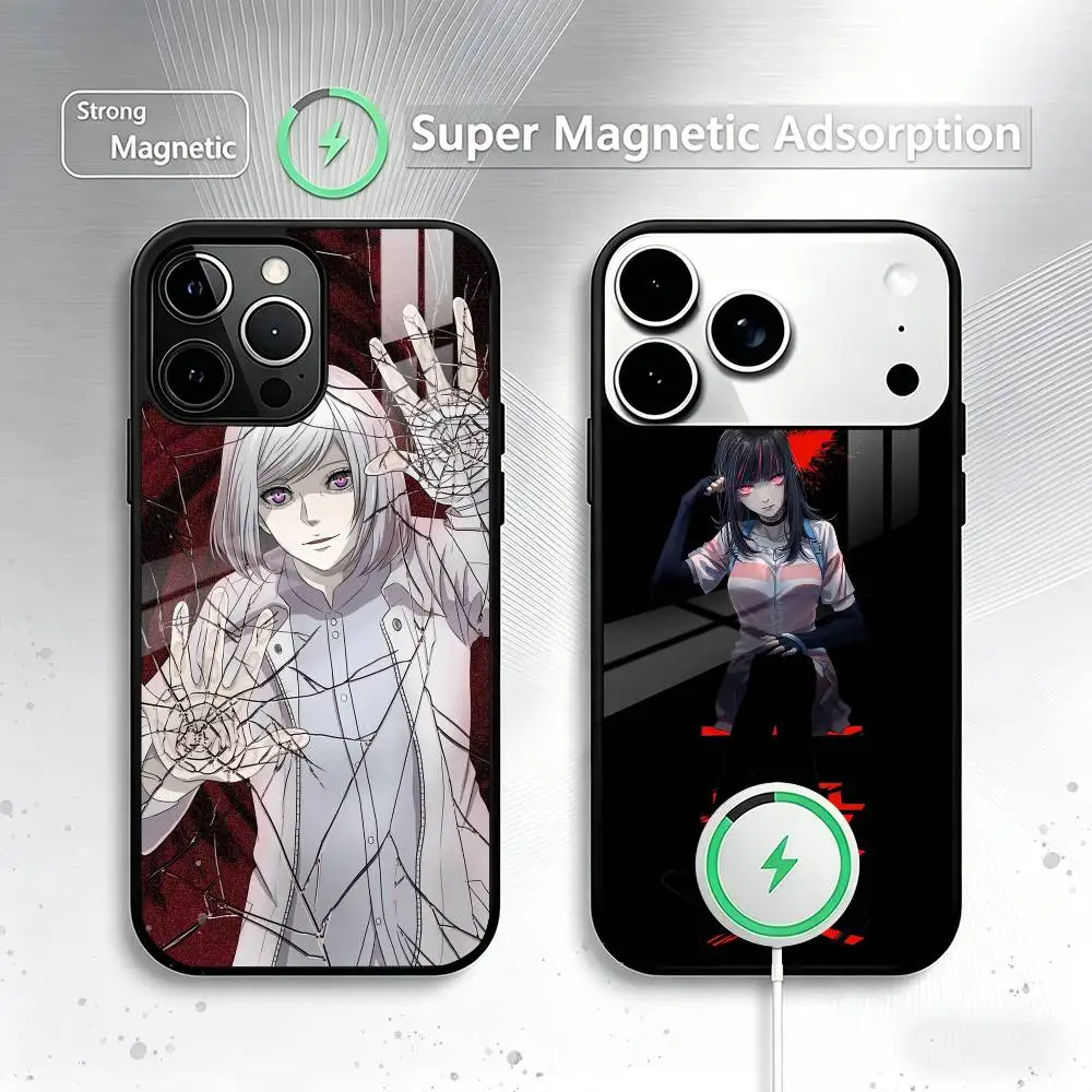 

Anime Akudama Drive-e Phone Case For iPhone17,16,15,14,13,12,11 Plus,Pro Compatible with magnetic wireless charging