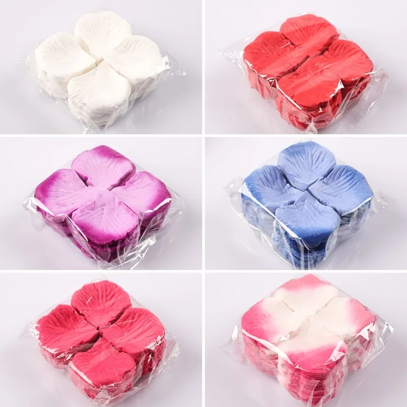 999 PCS/Pack Simulated Rose Petals | Wedding Plastic Roses, Romantic Simulated Petals for Engagement, Proposal, Valentine's Day