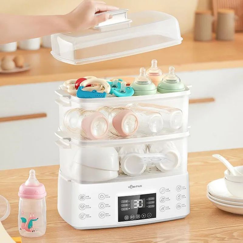 มัลติฟังก์ชั่ไฟฟ้า Steamer สมาร์ทแต่งตั้งไฟฟ้าอาหาร Steamers ขนาดใหญ่ Automatic Power-Off อาหารเช้าเครื่อง