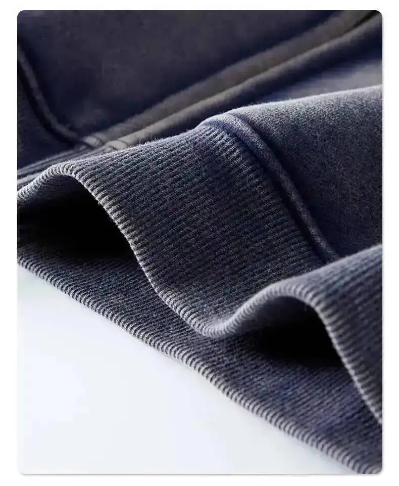 IEFB Men's Wear Wax Printing Vintage Male Hoodies Oversized Loose Zipper Water Washed Plush Sweatshirt Trendy New 9C9349 41 Sdc8576319d39405aa314ec9d0972b0545
