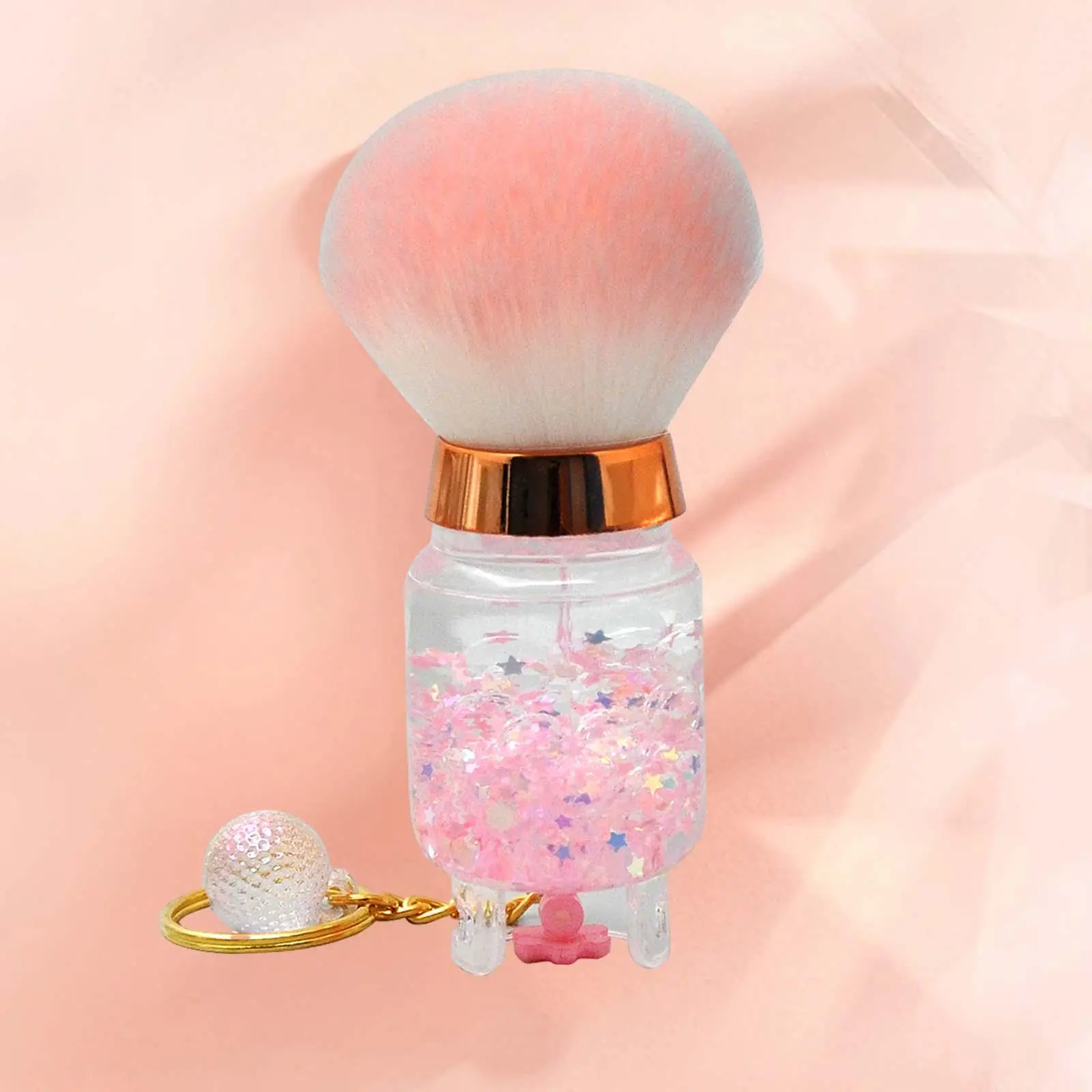 فرشاة مكياج متعددة الوظائف بشعيرات ناعمة، فرشاة أحمر الخدود المحمولة، أداة بودرة الوجه لفناني مكياج السفر #6