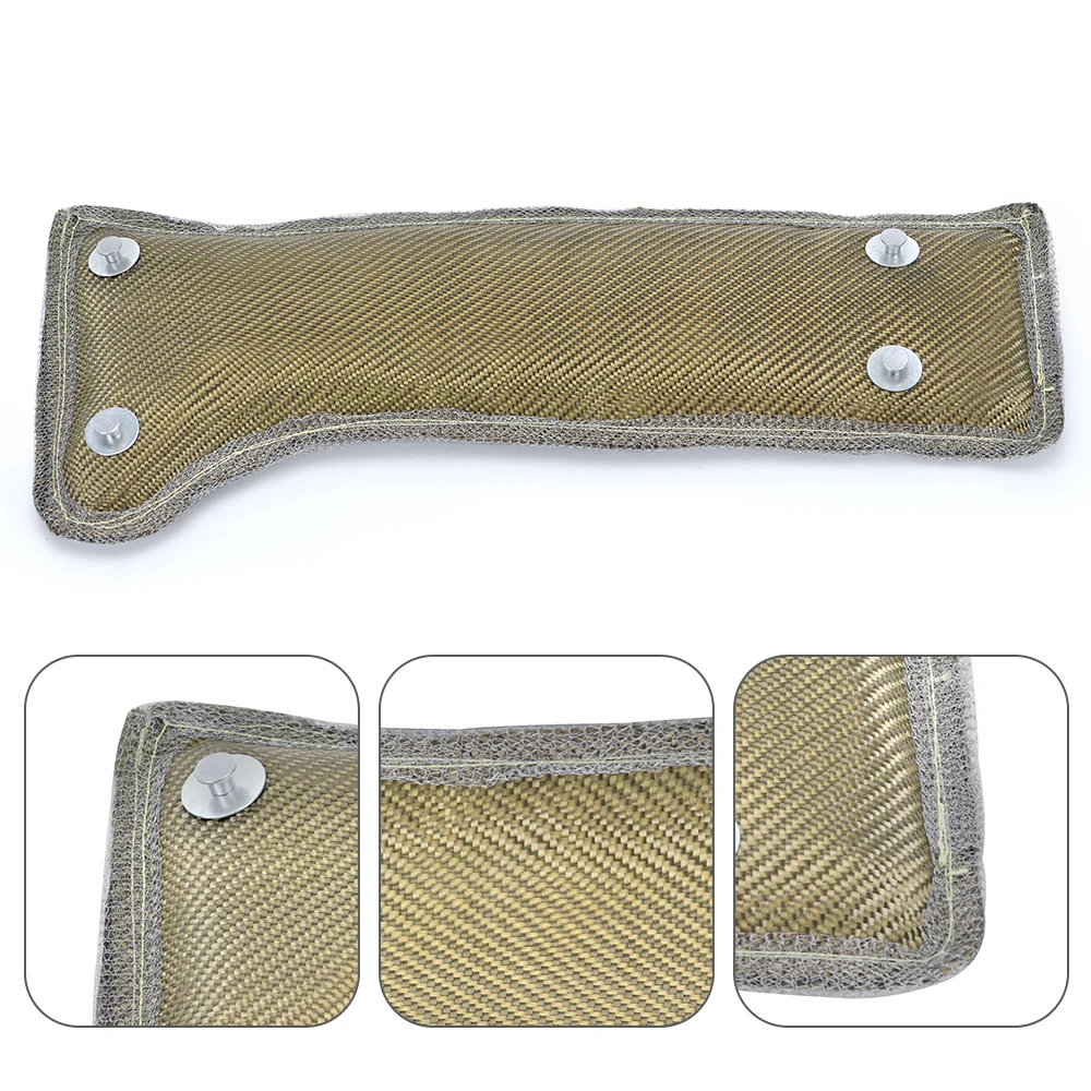 Vr-turbo Heat Shield /Turbocharger Coat WRAP + SPRING untuk Aksesoris Mobil Subaru WRX Vr2306t (Warna: Titanium)