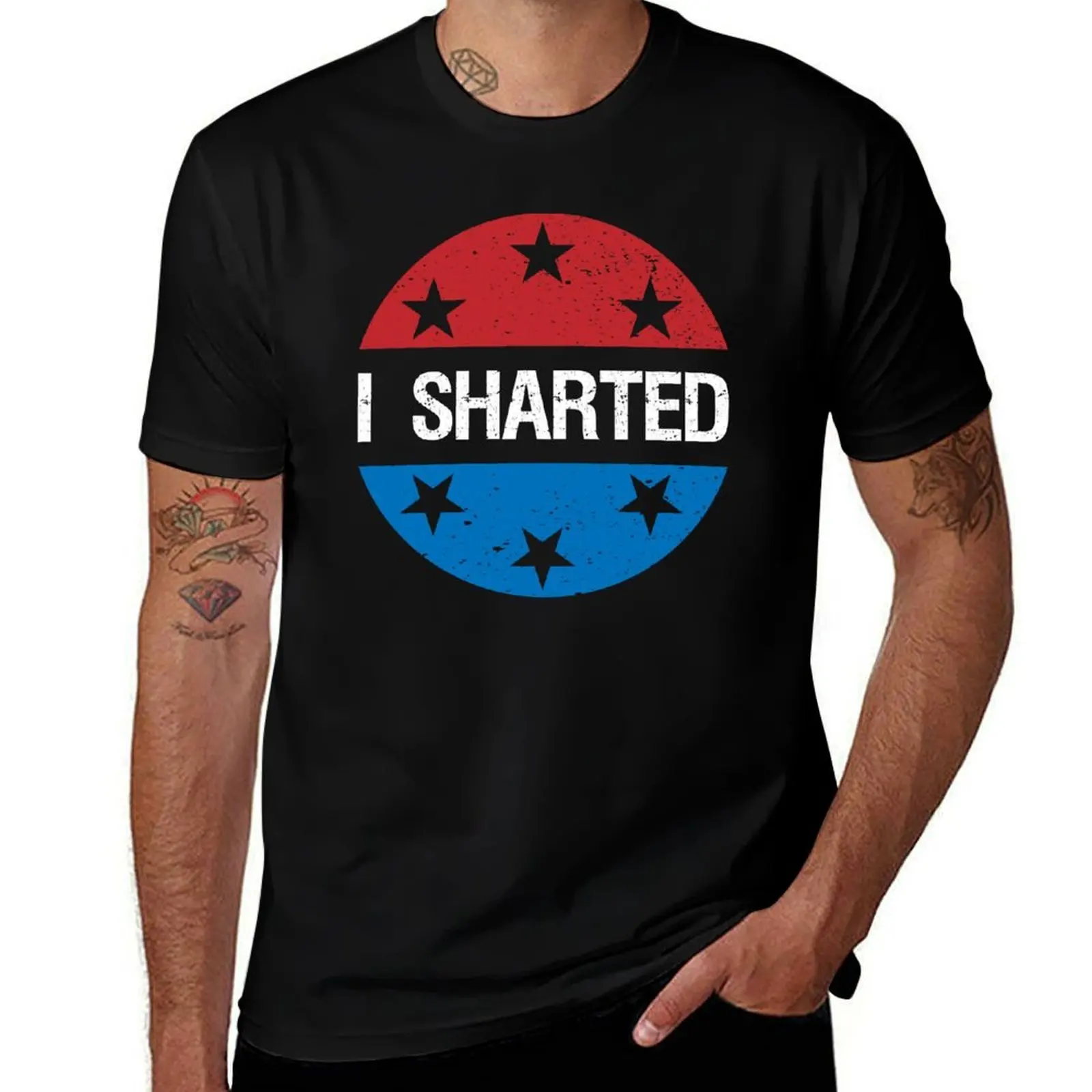 i sharted T-Shirt Casual Minimalist Short Sleeve Top