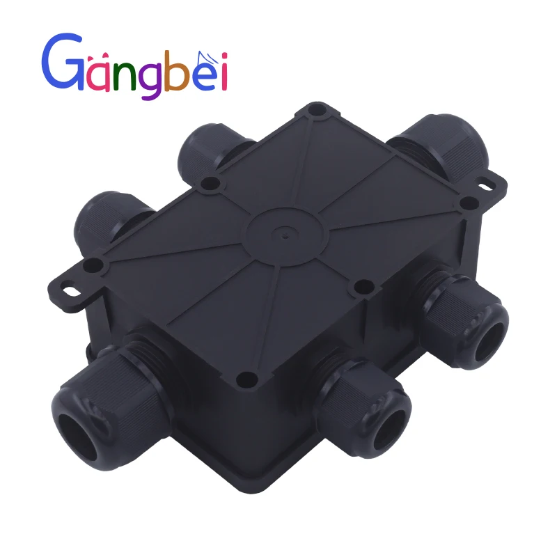 صندوق توصيل مقاوم للماء في الهواء الطلق مع صندوق إغلاق الأسلاك الطرفية، صندوق زر الطاقة للمراقبة المقاومة للمطر IP68، صندوق التوزيع