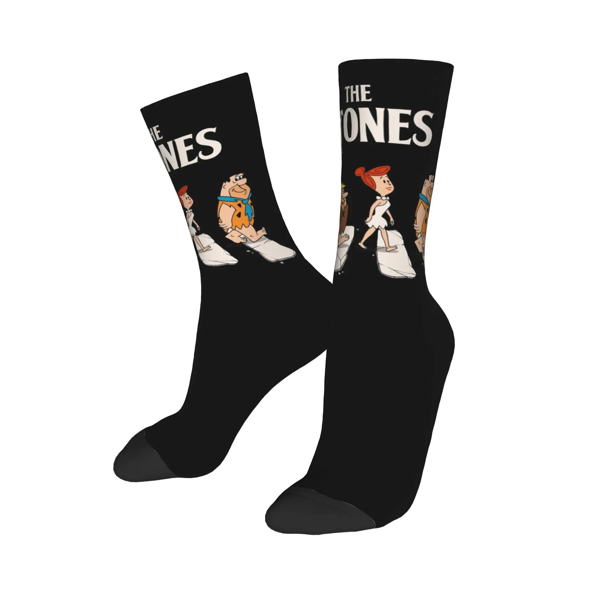 

Fashion Male Men Socks Casual Fred Sock Polyester The Flintstonesd Sport Women Socks Spring Summer Autumn Winter