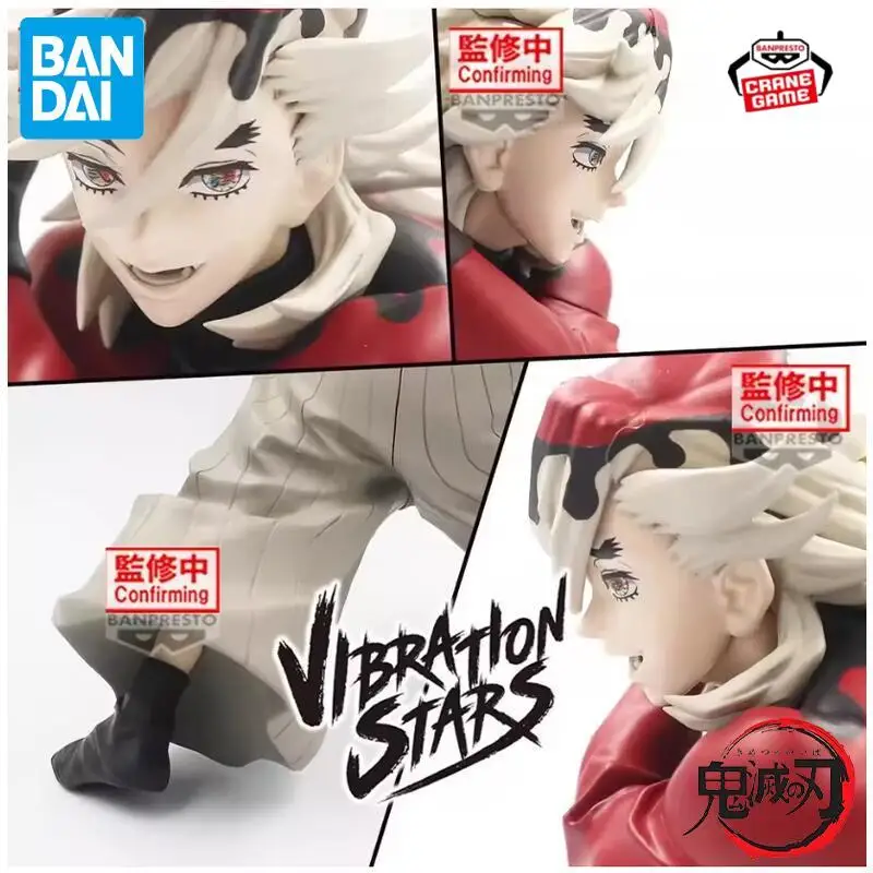 Em estoque original banpresto demon slayer vibração estrelas douma figuras anime figura de ação modelo bonecas crianças brinquedos juguetes presentes