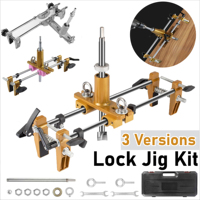 Door Lock Hole Opener Kit for Wooden Door with 3PCS/5PCS Tungsten Steel Cutter Blade for Angle Grinder & Electric Hand Drill