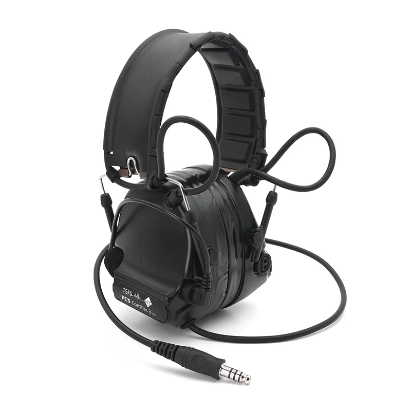 TCA COMTAC III デュアルコム ノイズリダクション ヘッドセット 新しい FCS COMTAC3 タクティカルヘッドセットノイズリダクション