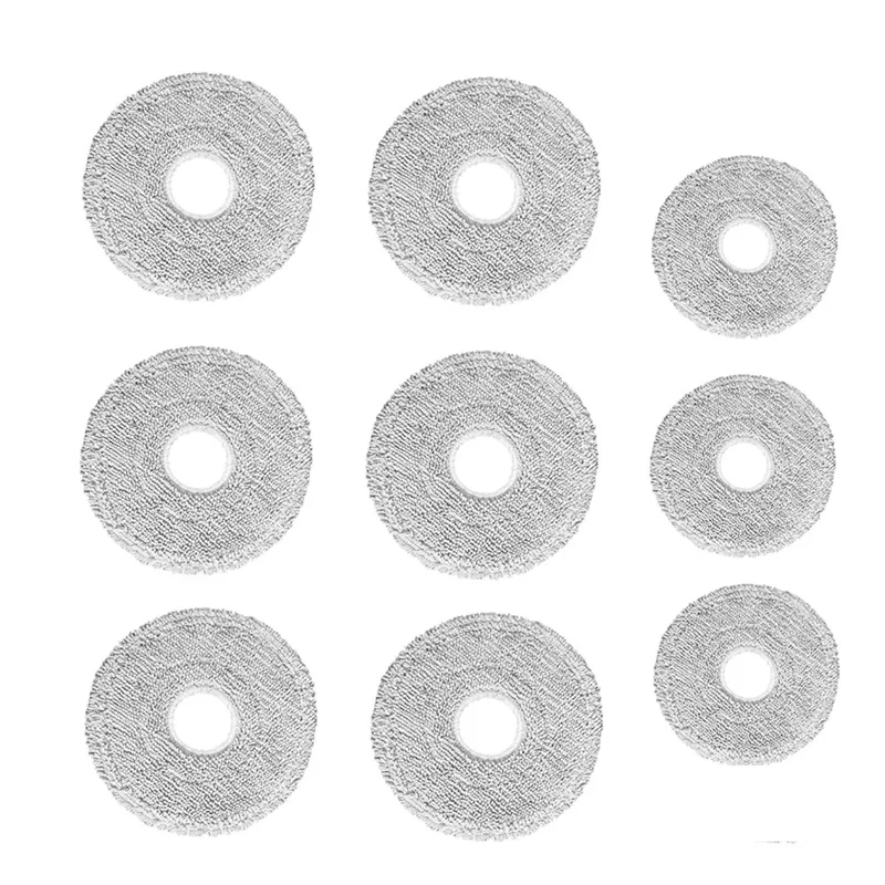 【Today Only】Cleaning Rag For Dreame L40S Pro Ultra/X50 Ultra/L50 Pro Ultra-9 PCS Vacuum Cleaner Accessory