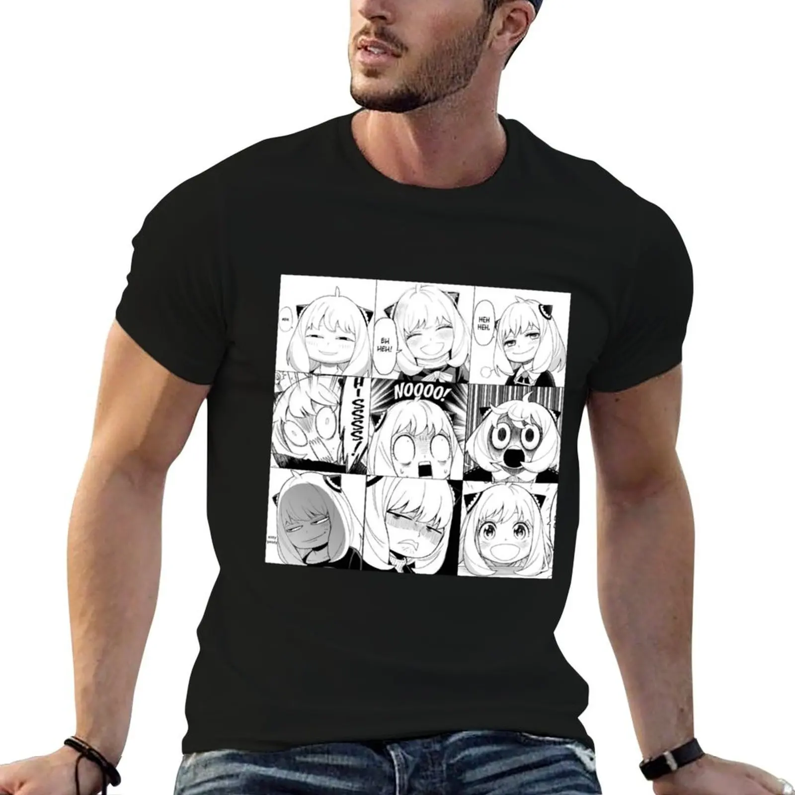 

Anya Forger Funny Faces Manga Version Classic T-Shirt essential t shirt t shirt man designer cotton t shirt man T-shirt