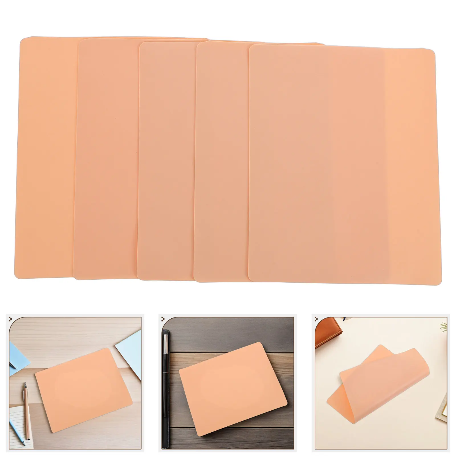 

30Pcs Silicone Tattoo Practice Skin Realistic Texture Double Sided Blank Sheet 5.7x7.1 Reusable Soft Fake Skin for Shading
