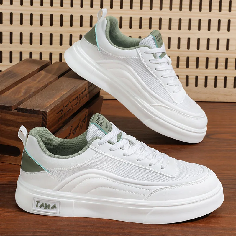 

2026 New Men's Summer Mesh Shoes Simple Breathable Men's Thin Soft Bottom Casual Board Shoes Men's Lightweight younth footwear