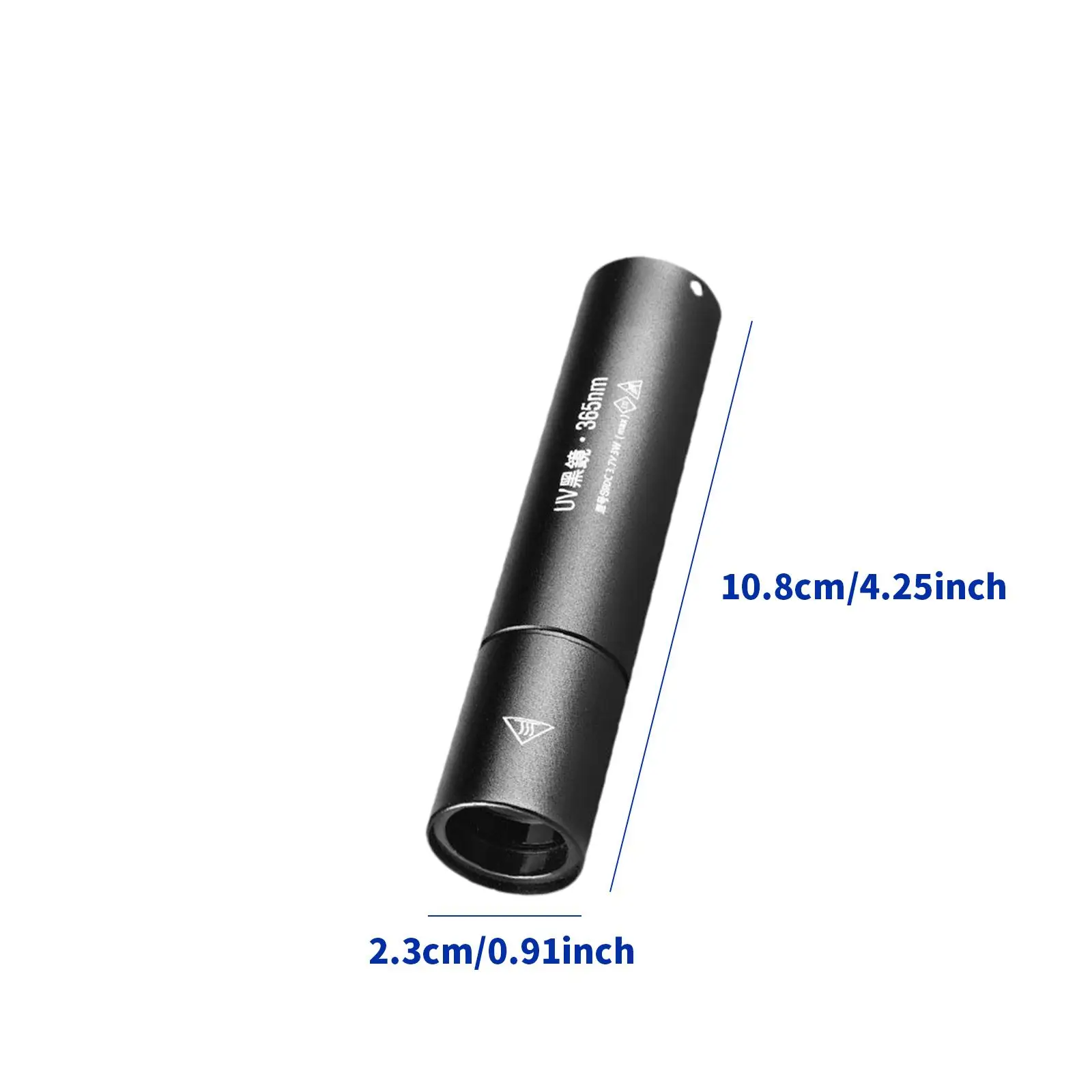 Lanterna 365nm multiuso leve profissional portátil 20w detector recarregável, luz negra portátil para detecção