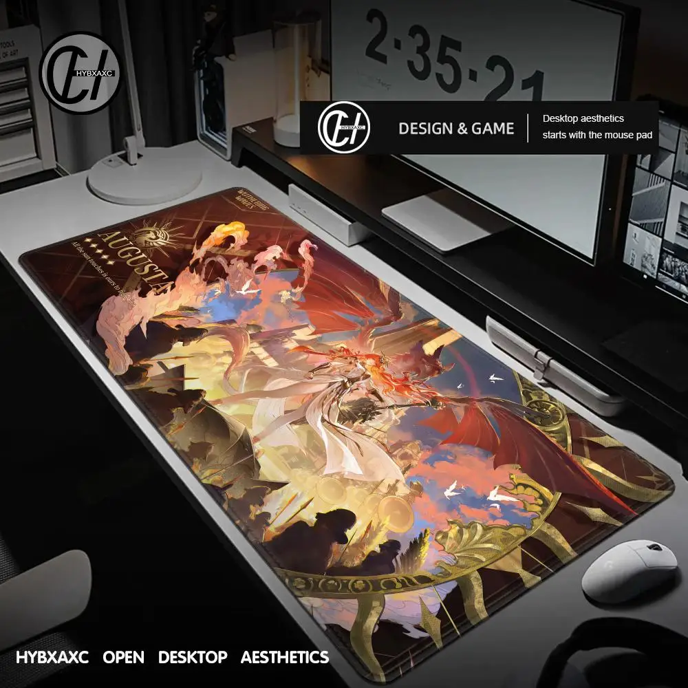 

Hot Game Wuthering Waves Augusta Mousepad XXL HD Printing Mouse Pad Anime Large Desk Mats Gaming Laptop PC Keyboard Mat